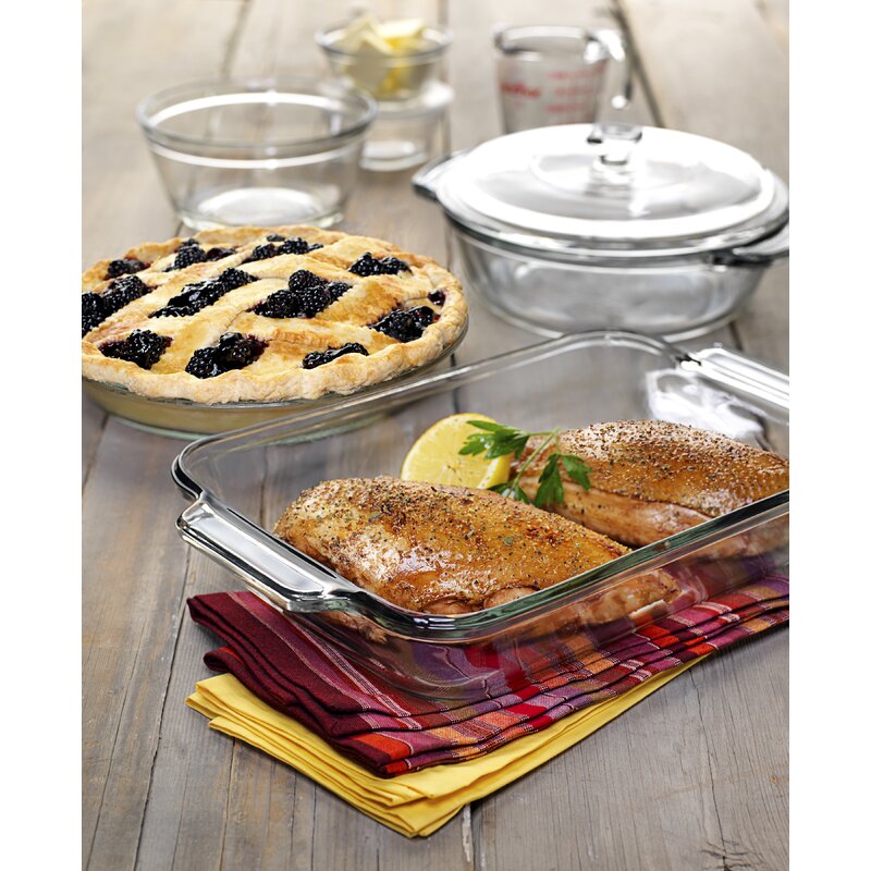 Anchor Hocking 15 Piece Preferred Glass Bakeware Set